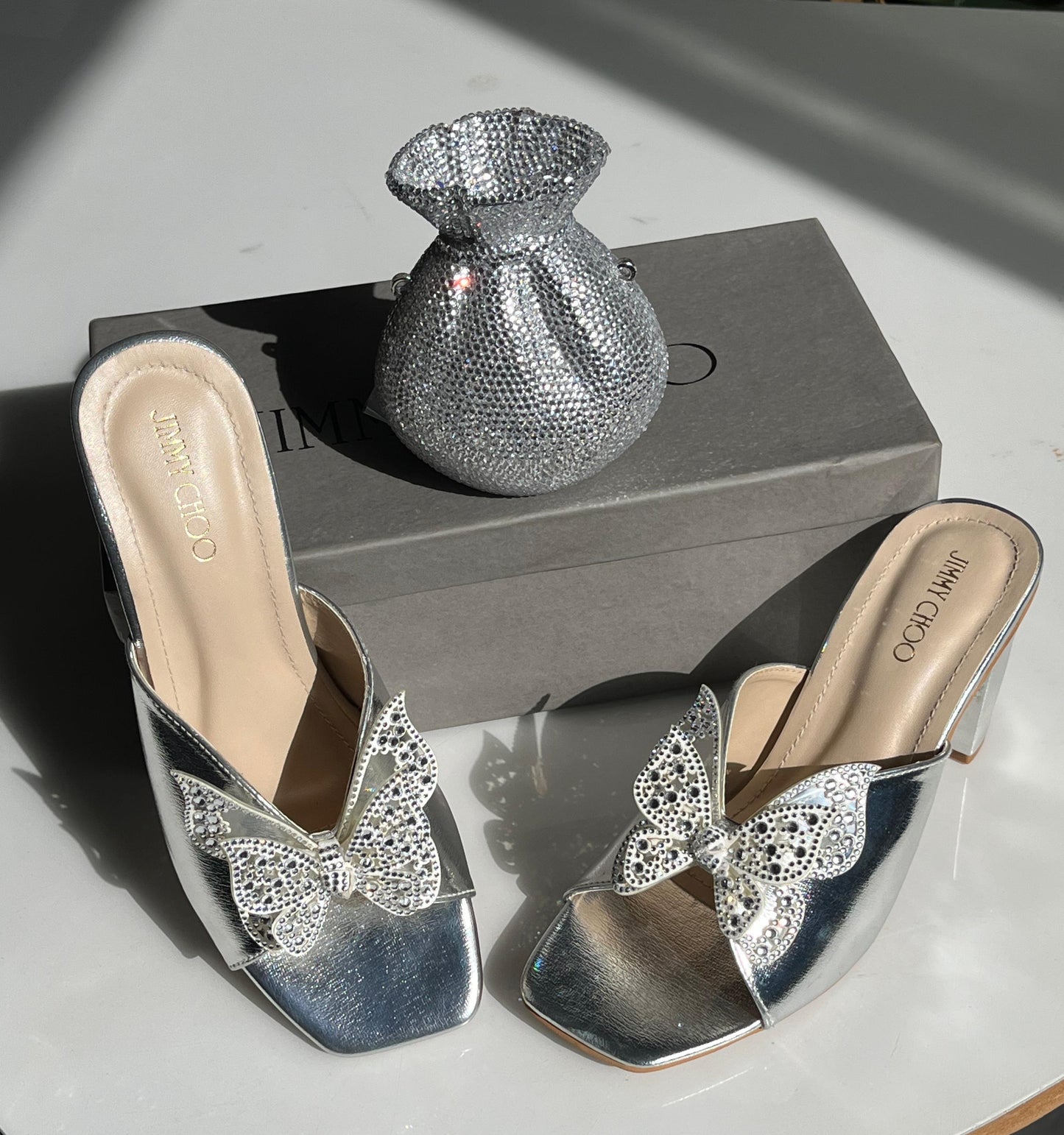 Jimmy Choo Heels & Clutch