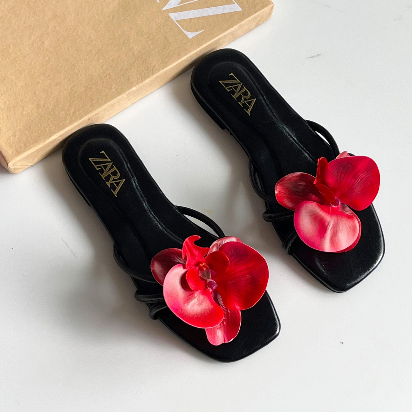 Floral Flat Slippers