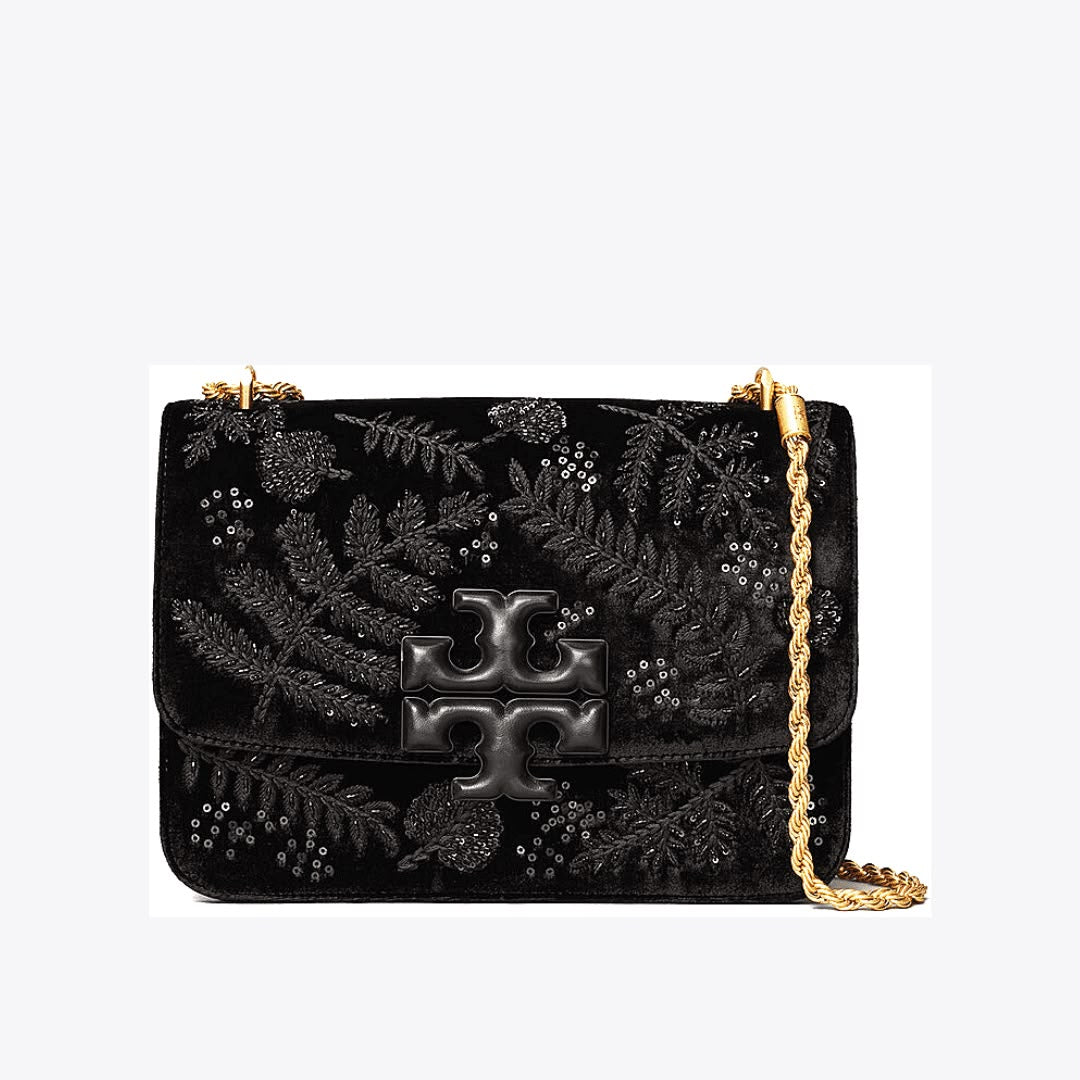 Tory Burch Eleanor Embroidered Velvet