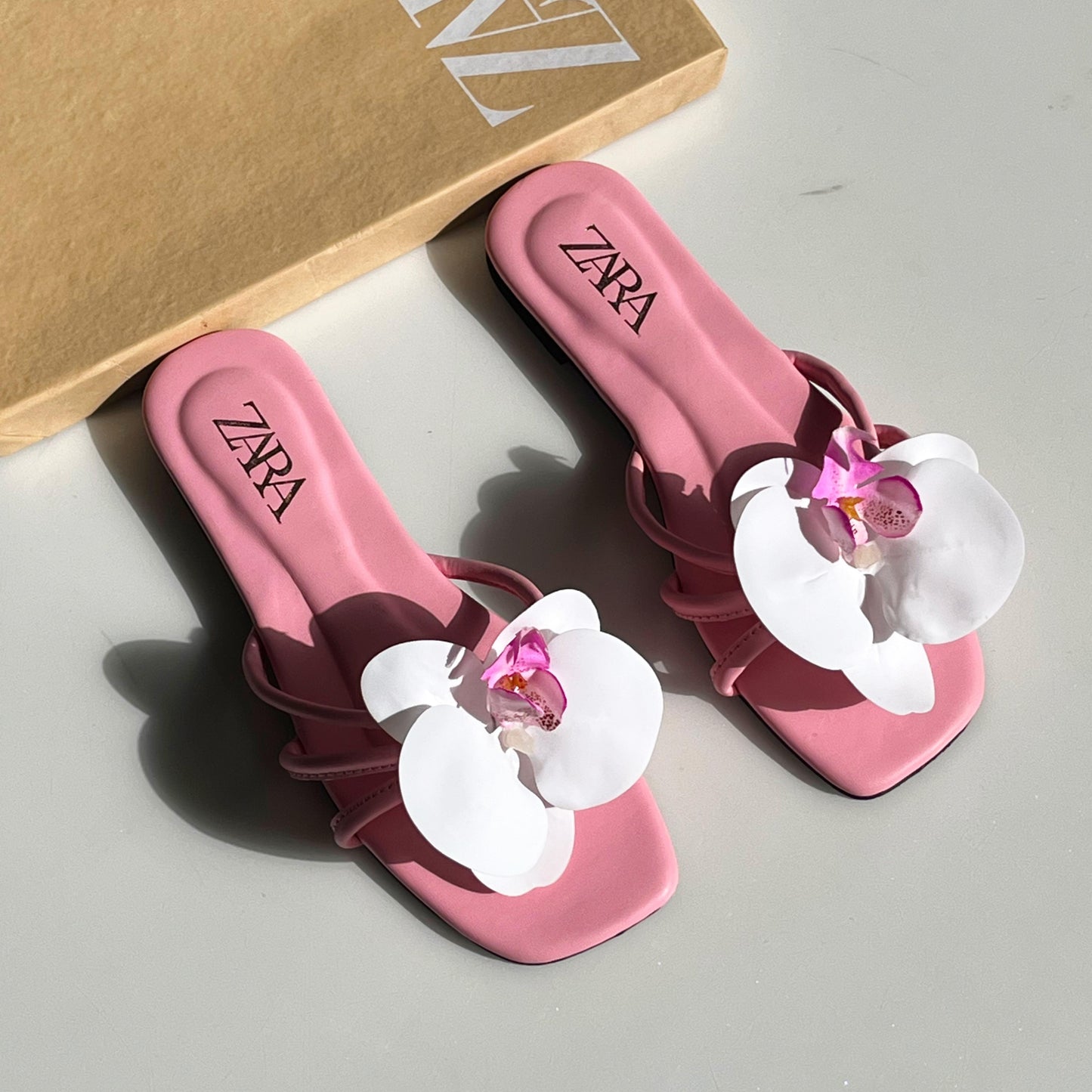 Floral Flat Slippers