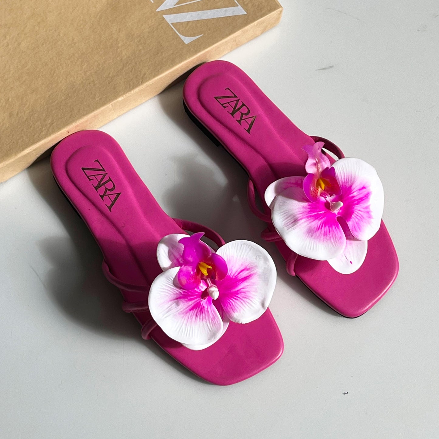 Floral Flat Slippers