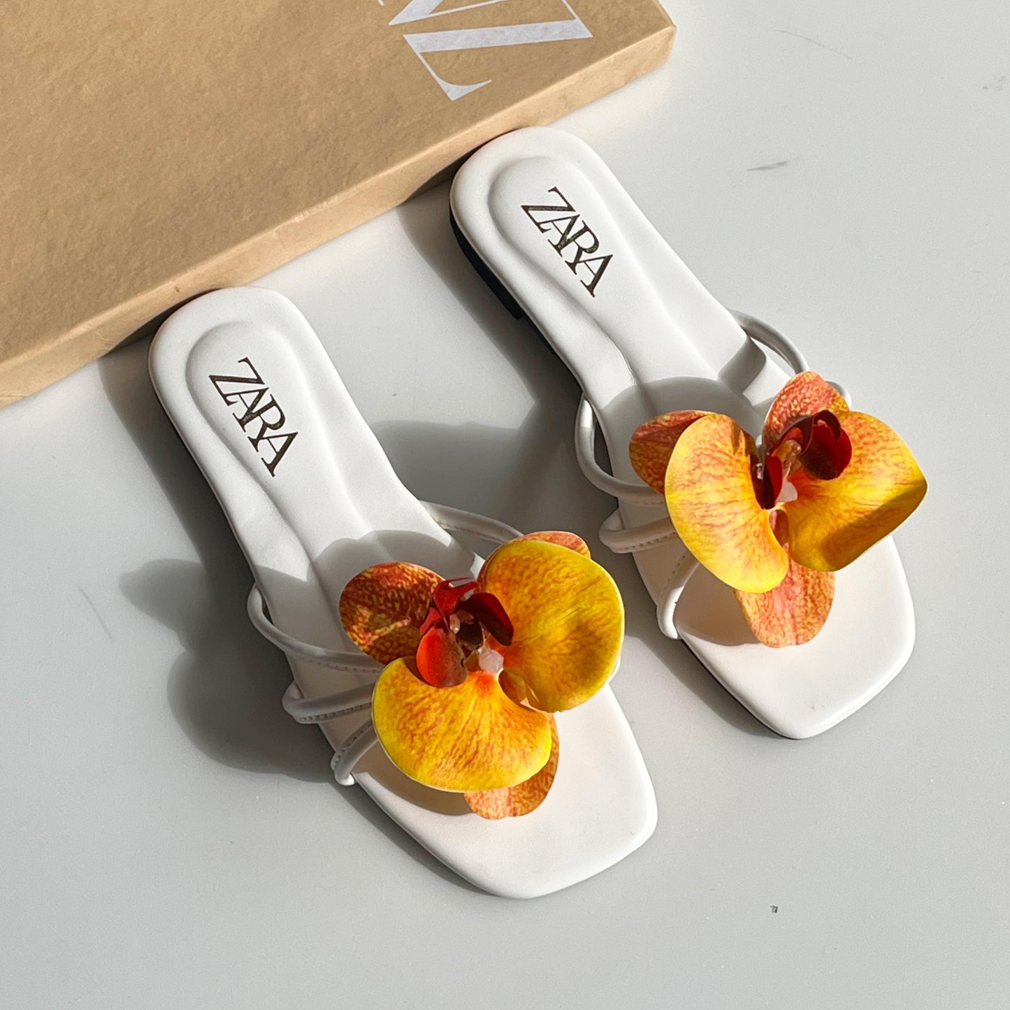 Floral Flat Slippers