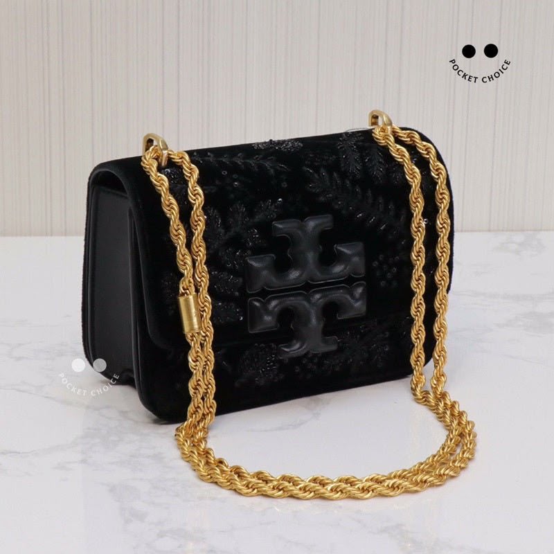 Tory Burch Eleanor Embroidered Velvet