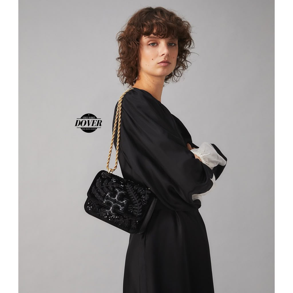 Tory Burch Eleanor Embroidered Velvet